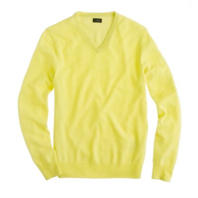 Slim cashmere V-neck sweater