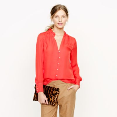 Collection silk georgette blouse