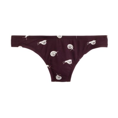 Snail print bikini
