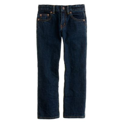 Boys' straight jean in dark rinse wash