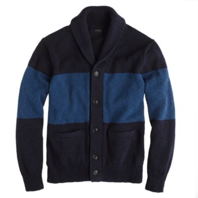 Colorblock cardigan