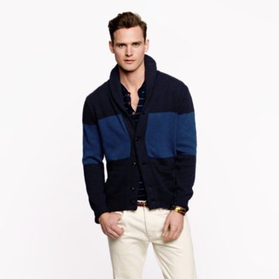 Colorblock cardigan