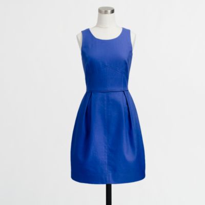 Factory pleated shift dress