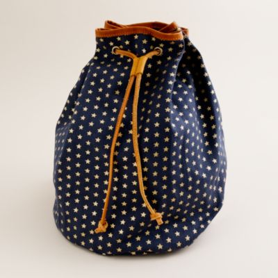 Girls' wandering star canvas backpack