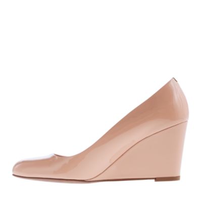 Martina patent wedges