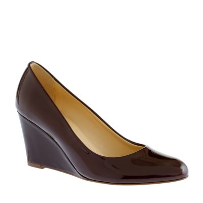 Martina patent wedges