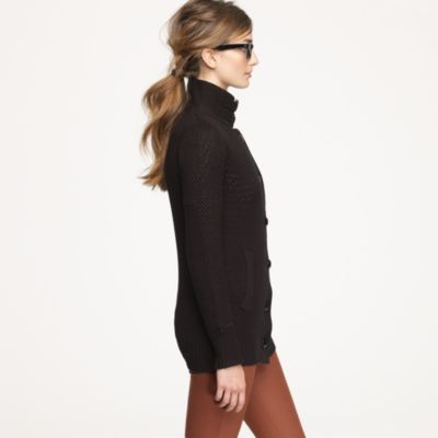 Clipper cardigan in black