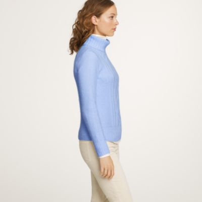 Cambridge cable turtleneck sweater