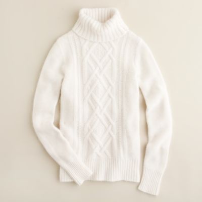 Cambridge cable turtleneck sweater