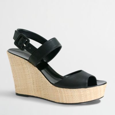 Factory Maryanne straw wedges