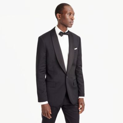 Ludlow shawl-collar tuxedo jacket with double vent in Italian wool
