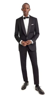 Ludlow shawl-collar tuxedo jacket with double vent in Italian wool
