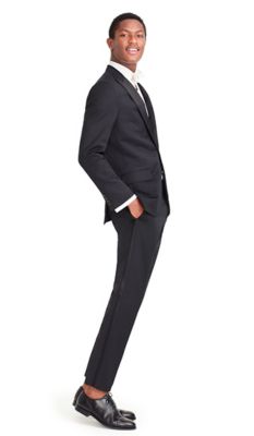 Ludlow tuxedo jacket with double vent in Italian wool