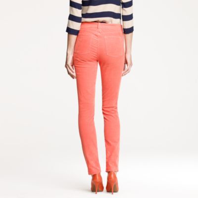 High-waisted skinny cord