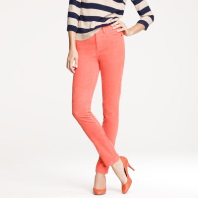 High-waisted skinny cord