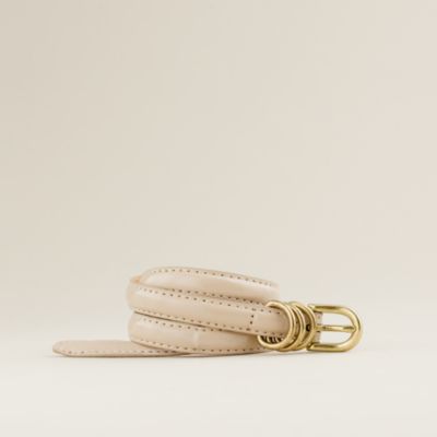 Skinny patent belt
