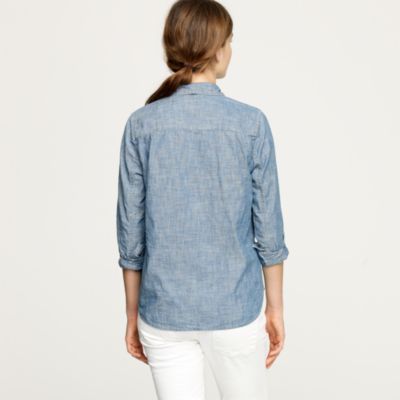 Selvedge chambray popover