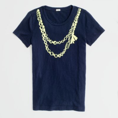 Factory necklace graphic tee