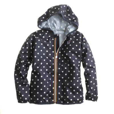 Girls' K-Way&reg; for crewcuts Claude Klassic jacket in polka dot