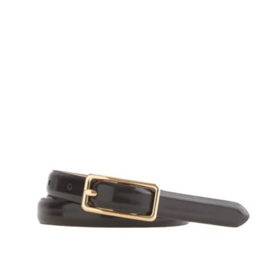 Refined leather belt
