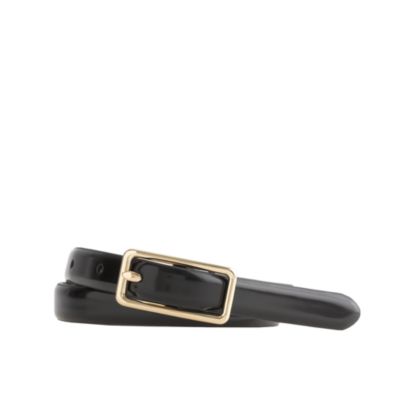 Refined leather belt