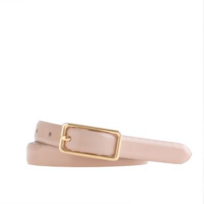Refined leather belt