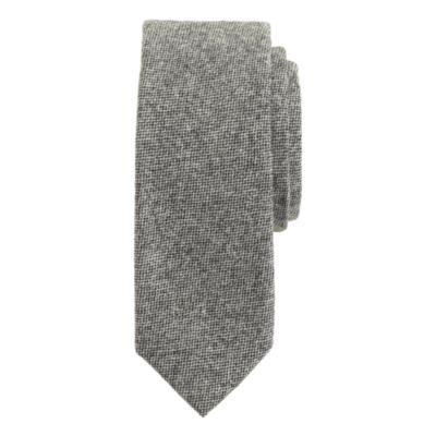 Bird's-eye wool tie