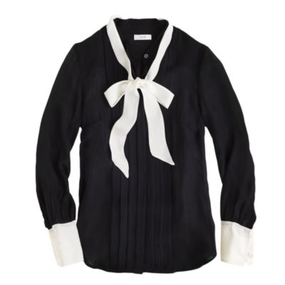Collection secretary blouse in colorblock