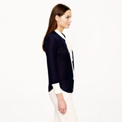 Collection secretary blouse in colorblock