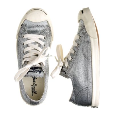 Girls' Converse&reg; Jack Purcell&reg; metallic sneakers