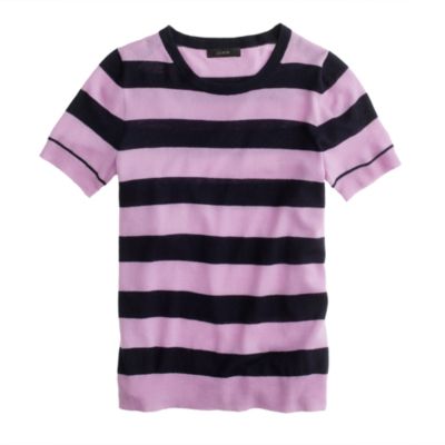 Collection featherweight cashmere tee in stripe