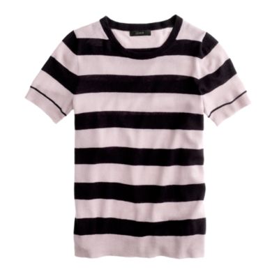Collection featherweight cashmere tee in stripe