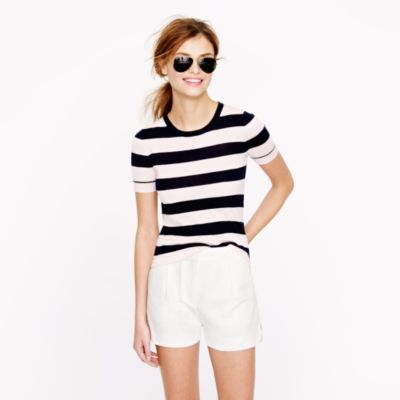 Collection featherweight cashmere tee in stripe
