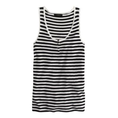Collection cashmere stripe tank