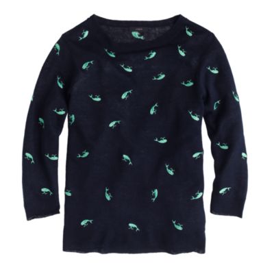 Linen Tippi whale sweater
