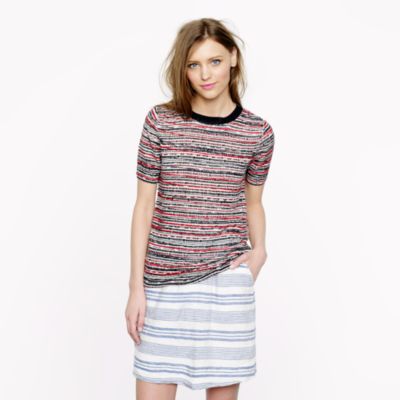 Linen beaded sweater