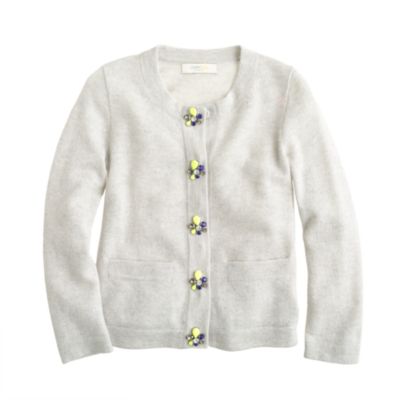 Girls' Collection cashmere bling-button cardigan