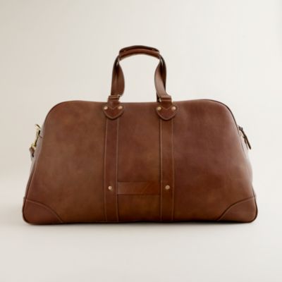 Montague leather weekender