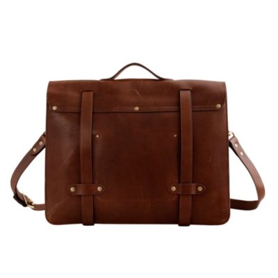 Montague leather satchel