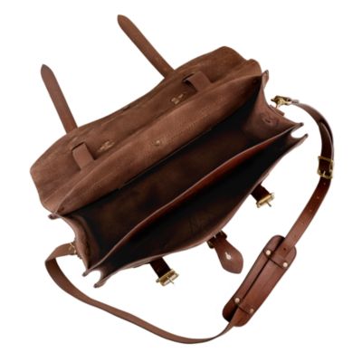 Montague leather satchel