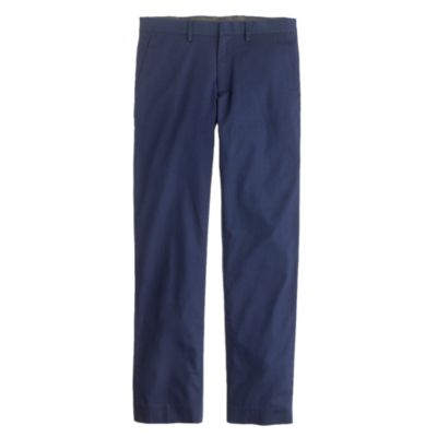 Bowery slim pant in indigo dot
