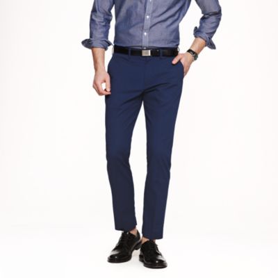 Bowery slim in indigo dot