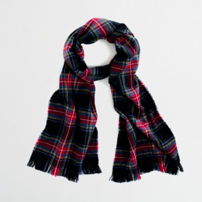 Factory plaid scarf