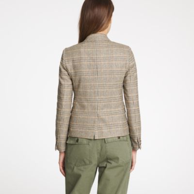 Schoolboy blazer in Prince of Wales wool