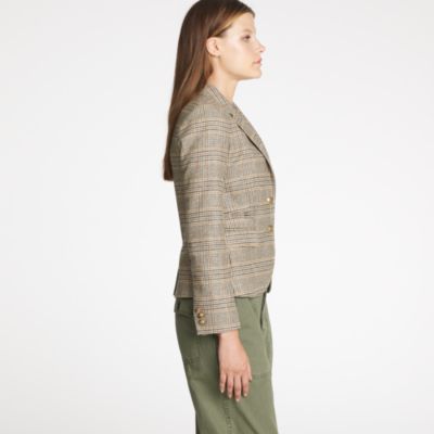 Schoolboy blazer in Prince of Wales wool