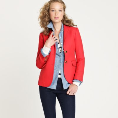 Hacking jacket in double-serge wool