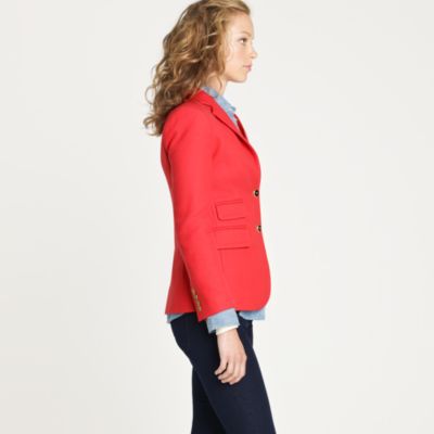 Hacking jacket in double-serge wool