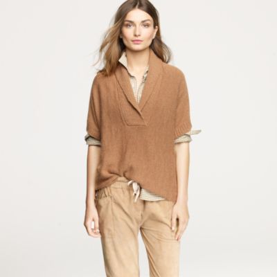 Cropped city sweater
