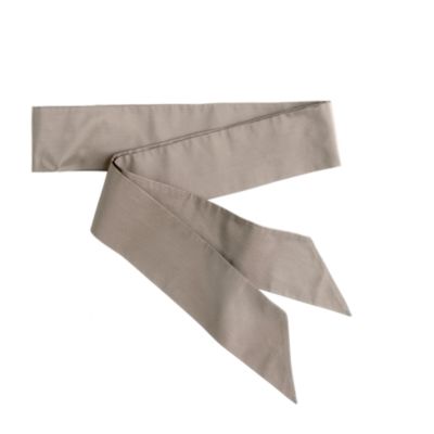 Skinny taffeta sash