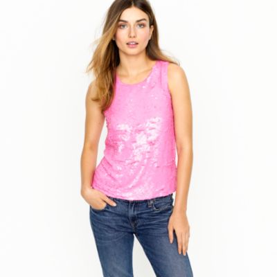 Shimmer sequin cami